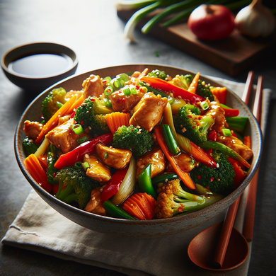 Stir Fried Chicken with Vegetables
