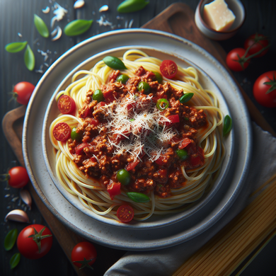 Pork Bolognese Pasta