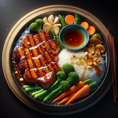 Honey Garlic Pork Sizzle Steaks