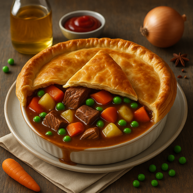 Beef and Veggie Pie