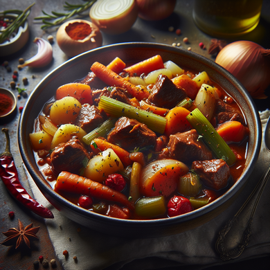 Spicy Kangaroo Goulash