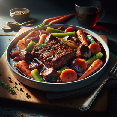 Red Wine Rump Casserole
