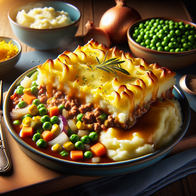 Classic Shepherd's Pie with Cheesy Mash